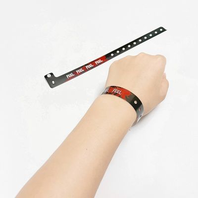 カスタムロゴ プロモーションアイテム 腕帯 ビニール 一層 PVC 防水 バーコード付き カラフル