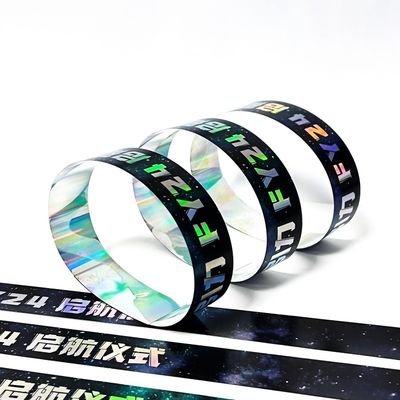 工場 卸売 紙 腕帯 イベント カスタム コンサート 虹 輝くレーザー 宣伝 プレゼント 紙 腕帯