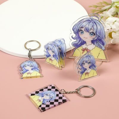 メーカー カスタム 漫画 パターン プリント アクリルキーチェーン 可愛い カリキュラム キャラクター バッグ 魅力 アクリルキーチェーン