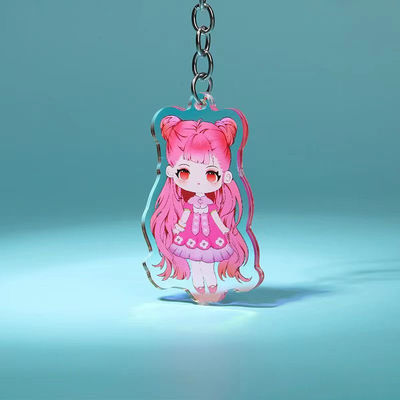 メーカー カスタム パターン プリント アクリルキーチェーン 可愛い カリキュラム キャラクター バッグ 魅力的な アクリルキーチェーン