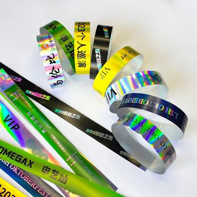 工場 オーダーメイド VIP ブレスレット 輝くレーザー 閃光 コンサート 音楽祭り パーティー 活動 ブレスレット 大人 子供