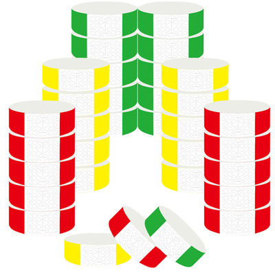 シンプル カラー 紙 イベント 腕帯 ロゴ プリント 防水 耐涙 入場券 腕帯