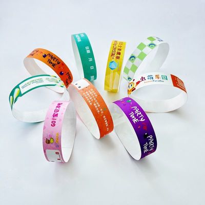 セキュリティ シーケンス番号 バーコード 耐久性・カスタマイズ可能なイベント用 タイベック紙ブレスレット